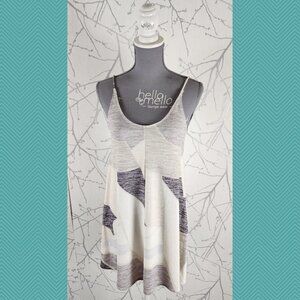 Wilfred Free Collage Mosaic Printed Knit Slip Dress